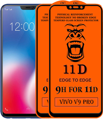 HQ Protection Edge To Edge Tempered Glass for Vivo V9 Pro(Pack of 2)