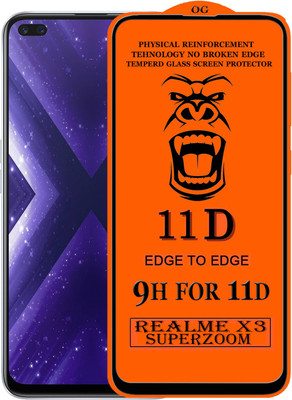 Xester Edge To Edge Tempered Glass for Realme X3 SUPER ZOOM(Pack of 1)