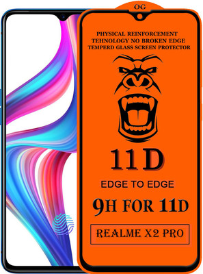 Xester Edge To Edge Tempered Glass for Realme X2 Pro(Pack of 1)