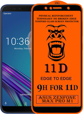 PFOAM Edge To Edge Tempered Glass for Asus Zenfone Pro M1(Pack of 1)