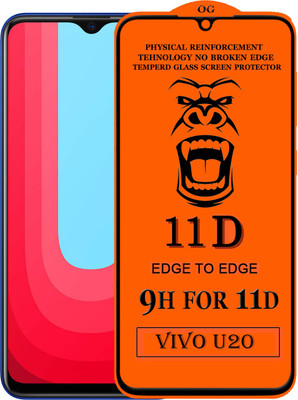 GORILLA FIVE Edge To Edge Tempered Glass for ; Vivo U20(Pack of 1)