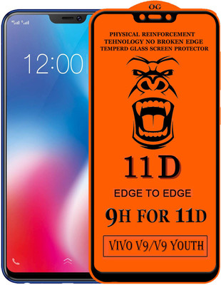 HQ Protection Edge To Edge Tempered Glass for Vivo V9(Pack of 1)