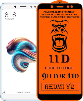 Xester Edge To Edge Tempered Glass for Mi Redmi Y2(Pack of 1)
