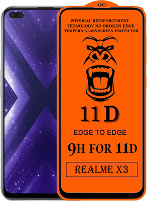HQ Protection Edge To Edge Tempered Glass for Realme X3(Pack of 1)