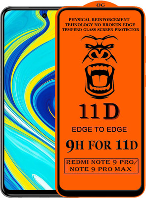 Xester Edge To Edge Tempered Glass for Redmi Note 9 Pro Max(Pack of 1)