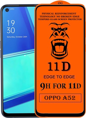 Xester Edge To Edge Tempered Glass for Oppo A52(Pack of 1)