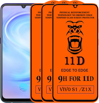 Xester Edge To Edge Tempered Glass for Vivo S1(Pack of 3)