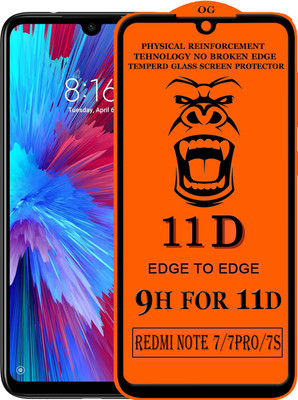 HQ Protection Edge To Edge Tempered Glass for Redmi Note 7(Pack of 1)