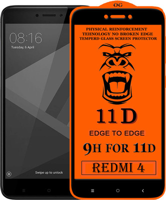 PFOAM Edge To Edge Tempered Glass for Mi Redmi 4(Pack of 1)