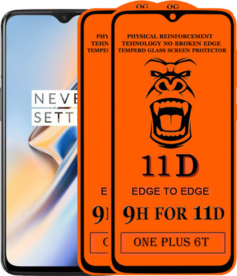 Xester Edge To Edge Tempered Glass for OnePlus 6T(Pack of 2)