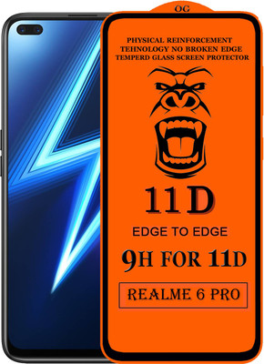Xester Edge To Edge Tempered Glass for Realme 6 Pro(Pack of 1)