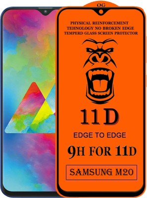 Xester Edge To Edge Tempered Glass for Samsung Galaxy M20(Pack of 1)