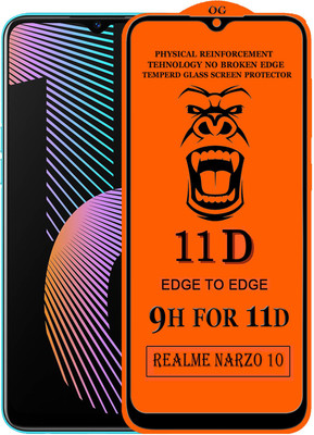 Xester Edge To Edge Tempered Glass for Realme Narzo 10(Pack of 1)