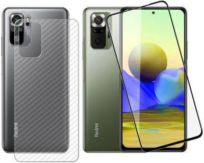 PONDRIK Front and Back Screen Guard for Redmi Note 10 PRO MAX(Pack of 2)