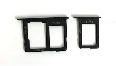 Galaxy Spares Sim Card Tray(Compatible With Samsung Galaxy A6 Black sim tray, Samsung Galaxy A6 Plus Sim Tray)