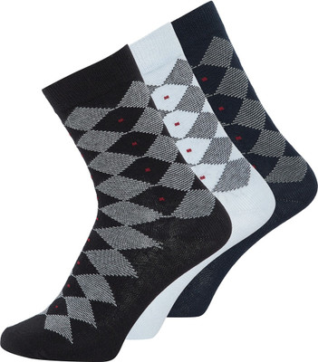 JUMP USA Men Printed Calf Length(Pack of 3)
