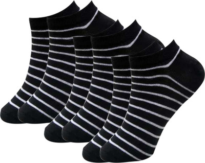 Mohprit Men & Women Striped Ankle Length(Pack of 3)