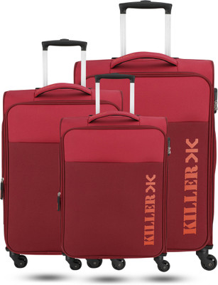 KILLER PLUG Combo Set (30inch+ 26inch+22inch) Expandable  Cabin & Check-in Set 4 Wheels - 30 inch