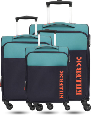 KILLER PLUG Combo Set (30inch+ 26inch+22inch) Expandable  Cabin & Check-in Set 4 Wheels - 30 inch