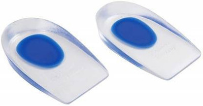 Fitaza Silicone Gel Socks Cushion Orthotic Heel Support Pad Cup Insoles Heel Support(Multicolor)