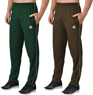 eCools Solid Men Multicolor Track Pants