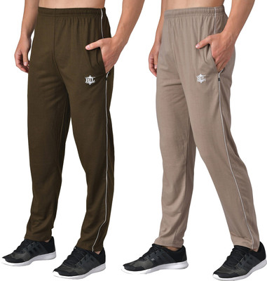 eCools Solid Men Multicolor Track Pants