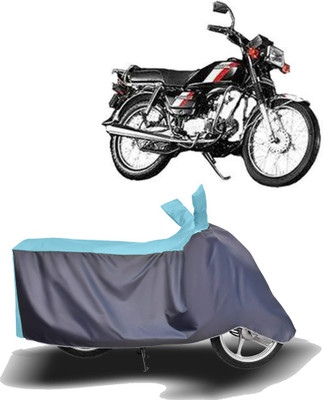 MOTOGENIX Two Wheeler Cover for Hero(CD 100 SS, Blue, Grey)
