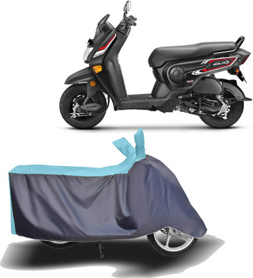 MOTOGENIX Two Wheeler Cover for Honda(Cliq, Blue, Grey)