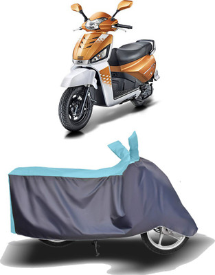 MOTOGENIX Two Wheeler Cover for Mahindra(Gusto 125, Blue, Grey)