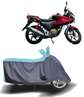 MOTOGENIX Two Wheeler Cover for Honda(Stunner CBF, Blue, Grey)