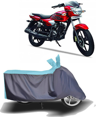 MOTOGENIX Two Wheeler Cover for TVS(Phoenix, Blue, Grey)