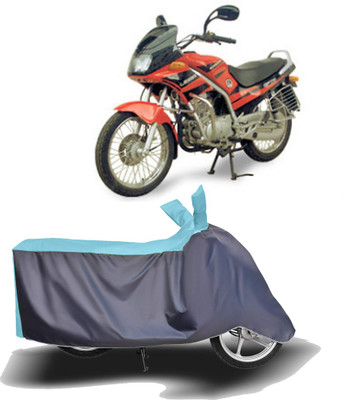 MOTOGENIX Two Wheeler Cover for Kinetic(GF 170, Blue, Grey)