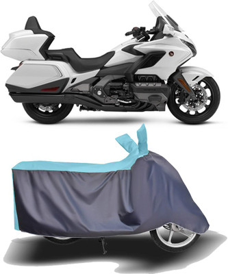 MOTOGENIX Two Wheeler Cover for Honda(Gold Wing, Blue, Grey)