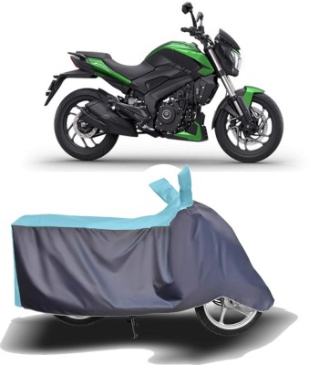 MOTOGENIX Two Wheeler Cover for Bajaj(Dominar 400, Blue, Grey)