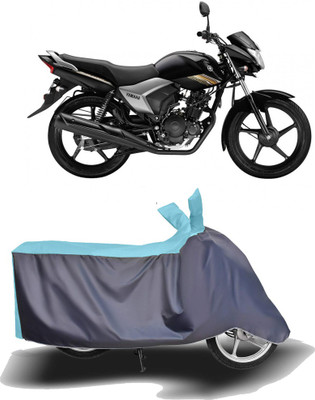 MOTOGENIX Two Wheeler Cover for Yamaha(Saluto RX, Blue, Grey)