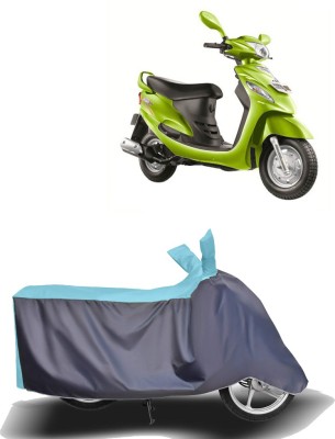 MOTOGENIX Two Wheeler Cover for Mahindra(Rodeo RZ, Blue, Grey)