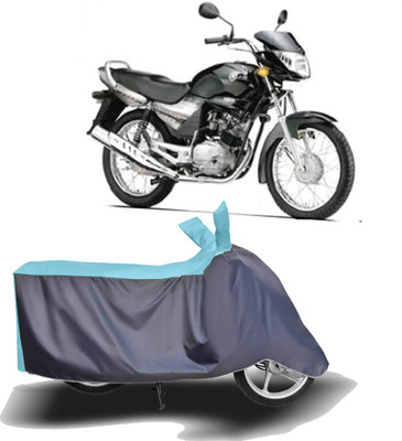 MOTOGENIX Two Wheeler Cover for Yamaha(Libero LX, Blue, Grey)
