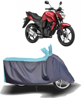 MOTOGENIX Two Wheeler Cover for Yamaha(FZ16, Blue, Grey)