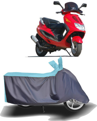MOTOGENIX Two Wheeler Cover for Kinetic(Blaze, Blue, Grey)