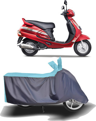 MOTOGENIX Two Wheeler Cover for Mahindra(Duro DZ, Blue, Grey)