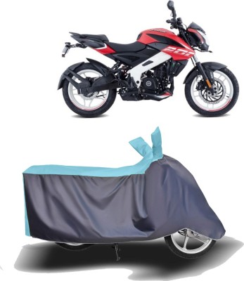 MOTOGENIX Two Wheeler Cover for Bajaj(Pulsar NS 200, Blue, Grey)