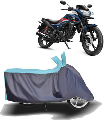MOTOGENIX Two Wheeler Cover for Honda(SP 125, Blue, Grey)
