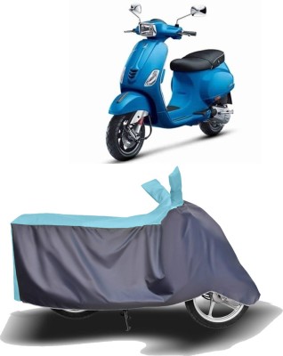 MOTOGENIX Two Wheeler Cover for Vespa(Vespa SXL, Blue, Grey)