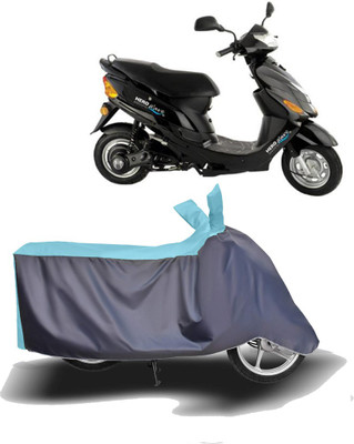 MOTOGENIX Two Wheeler Cover for Hero Electric(Electric Zippy, Blue, Grey)