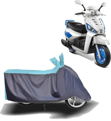 MOTOGENIX Two Wheeler Cover for Mahindra(Gusto, Blue, Grey)