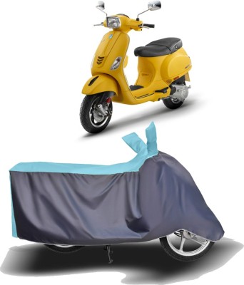 MOTOGENIX Two Wheeler Cover for Vespa(Vespa SXL 150, Blue, Grey)