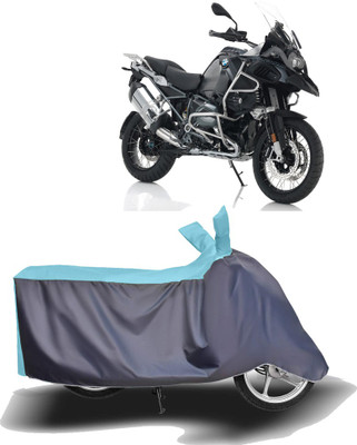 MOTOGENIX Two Wheeler Cover for BMW(1200 GS, Blue, Grey)