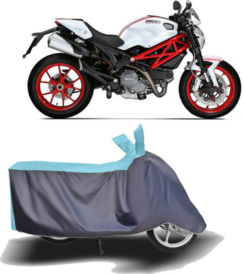 MOTOGENIX Two Wheeler Cover for Ducati(Monster 796 S2R, Blue, Grey)
