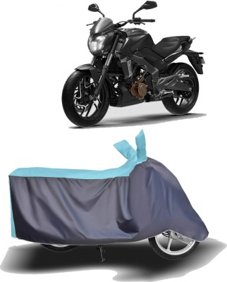 MOTOGENIX Two Wheeler Cover for Bajaj(Dominar, Blue, Grey)