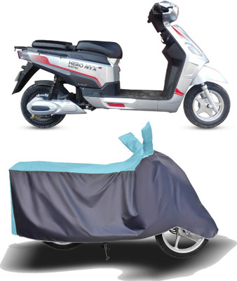 MOTOGENIX Two Wheeler Cover for Hero Electric(Electric NYX, Blue, Grey)